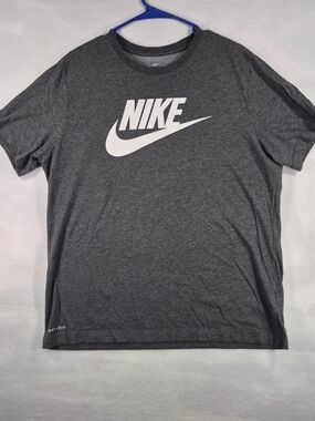 Nike Men's Icon Futura Dri-FIT Charcoal Heather Short Sleeve T-Shirt